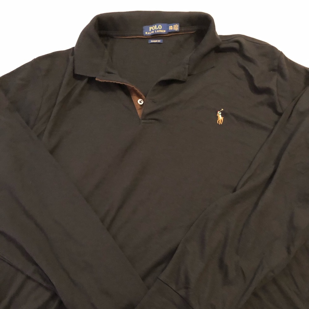 Ralph Lauren Polo Long Sleeve in Black